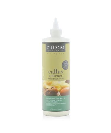 Cuccio Naturale Professional Strength Callus Softener Treatment - Aids In Fast And Easy Removal Of Hard Skin - Smoothens And Hydrates To Reveal Healthy Skin - Artisan Shea And Vetiver - 16 Oz 16 Ounce (Pack of 1)