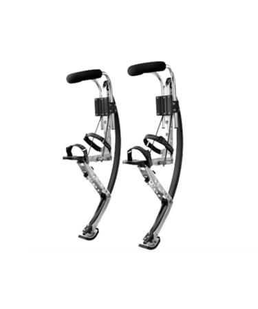 Skyrunner Adult Kangaroo Shoes Men Jumping Stilts Men Women Fitness Exercise (155200 Ibs/7090kg) Bouncing Shoes One Size X-Wide Black