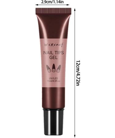 Vigcebit Gel Builder for Nails - UV Nail Glue Clear Hard Gel & Nail Extension Gel for DIY Nail Art & Manicure - Buy Online on SooperMarket.com