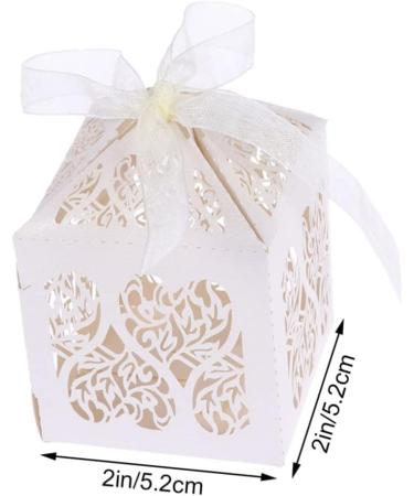 HOMSFOU 50pcs Boxes Birthday Candy Basket Gift Boxs Wedding Bonbonniere Present Boxes for Gifts Coat Boxes for Gifts Candys Gift Bixes Gift Boxes Favor Boxes Baby Shower Box Fold - Buy Online on SooperMarket.com