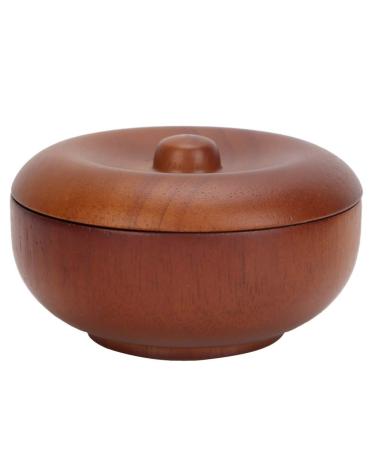Premium Wooden Shaving Bowl & Soap Set | Wood Shaving Brush & Foam Cup for Professional Grooming - Buy Online on SooperMarket.com