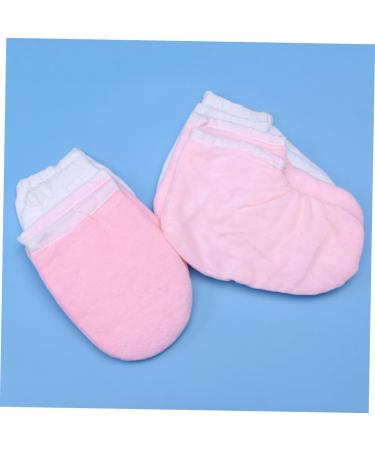 Healeved 12 Pairs Gloves Beauty Wax Bath Mittens Paraffin Wax Mitts and Booties Cloth Gloves Booties Bath Treatment Mitt Glove Paraffin Wax Bath Mitts Beauty Foot Product - Buy Online on SooperMarket.com