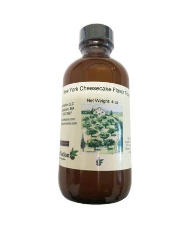 OliveNation NY Cheesecake Flavor Fountain, Rich, Creamy Cheesecake Flavoring for Beverages, Ice Cream, Frozen Treats, Soda, Baked Goods, Sugar Free, Gluten Free - 4 ounces 4 Ounce (Pack of 1)
