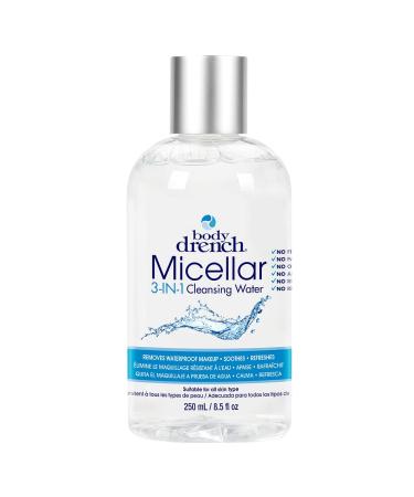Body Drench Micellar 3-In-1 Cleansing Water  Removes Waterproof Makeup, 8.5 fl oz 8.5 Fl Oz (pack of 1) Cleansing Water