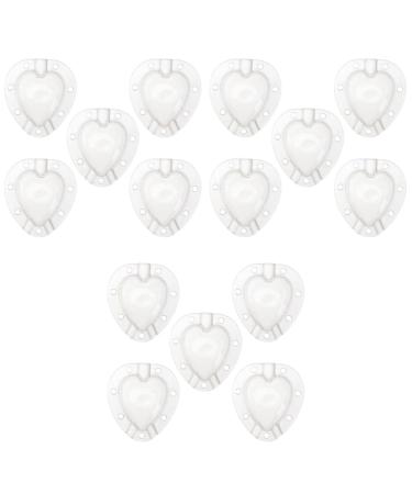 SUPVOX 15 Pcs Fruit Shaping Vegetables Growth Molds Vegetable Growing Molds Watermelon Heart-Shaped 4.5x4cmx3pcs Whitex3pcs