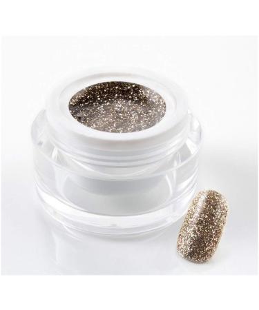 5 ml exclusive UV color gel/color gel/glitter gel - in glitter champagne