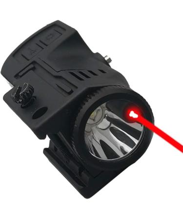Laswin Tactical Flashlight with Red Laser Sight Combo | Magnetic Charging | for Handguns, Pistol, Glock, Rifles, Shotguns - Buy Online on SooperMarket.com
