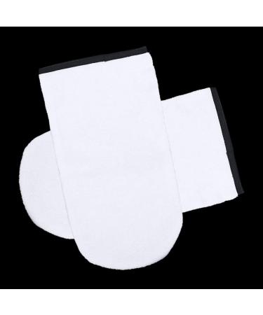 Healeved 3 Pairs was Bath Hand Cover Hand Gloves Hot Wax Bags Paraffin Wax Hand Cover Wax Gloves Wax Bath for Hands Moisturizer Gloves Heart Bun for Hair White Liner Work Insulation - Buy Online on SooperMarket.com