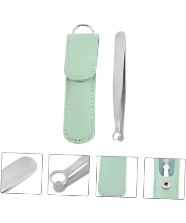 NOLITOY Stainless Steel Nose Hair Clip & Trimmer - Precision Slant Tweezer & Trimming Tool for Small Nose Hair - Portable & Durable - 9.9x1cm Green - Buy Online on SooperMarket.com