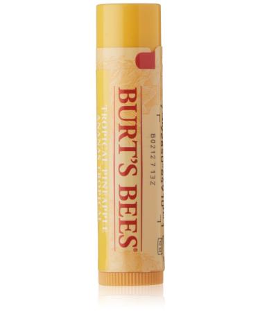 Burt's Bees 100% Natural Origin Moisturizing Lip Balm Tropical Pineapple with Beeswax Blister