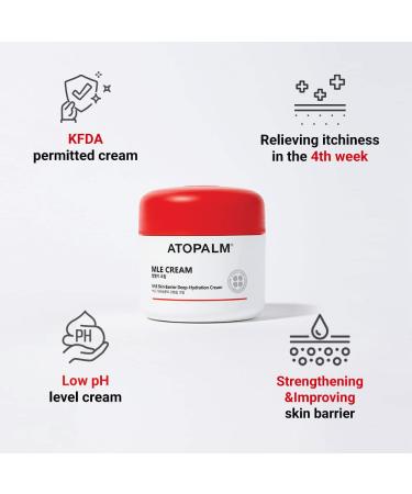 ATOPALM MLE Cream: 48-Hour Hydration for Sensitive Skin, All Ages 2.2 Fl Oz - Buy Online on SooperMarket.com