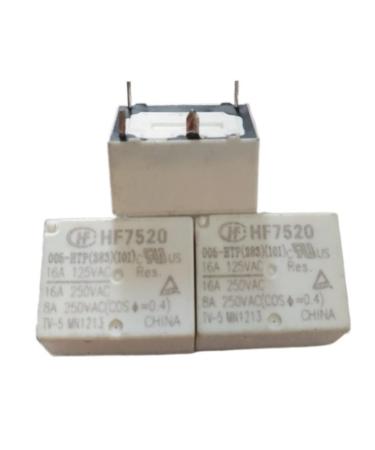 10PCS Relay HF7520 005-HTP HF7520 012-HTP HF7520 024-HTP HF7520-012-HTP HF7520-009-HTP HF7520 012 HTP 4PIN 16A 9V 12V Electronic Accessories (Size : HF7520-012-HTP)