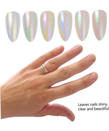 Chrome Nail Powder Shiny Nail Glitter Powder Nail Art Pigment Powder Set for DIY Nail Decor 6 Colors - Buy Online on SooperMarket.com