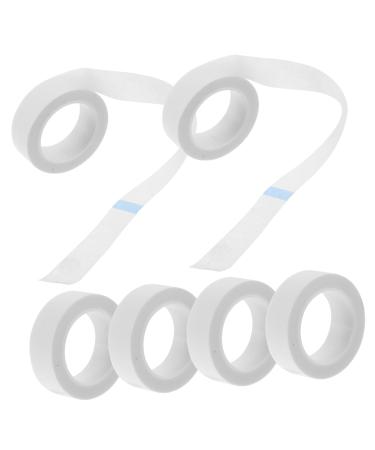 Beavorty 6 Rolls Grafting Eyelash Tape Eyelash Tapes Tape for Lash Extension Eyelash Extension Tape Makeup Tape Women Lash Tape White Tool Dedicated Non-Woven Fabric Miss