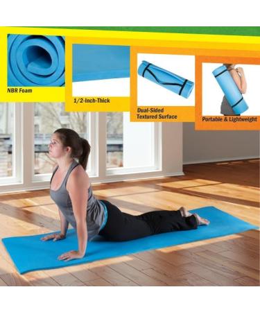 Wakeman Resistance Bands & 1/4in Yoga Mat - Premium Exercise Gear for Home & Travel | Shop Internationally - Buy Online on SooperMarket.com