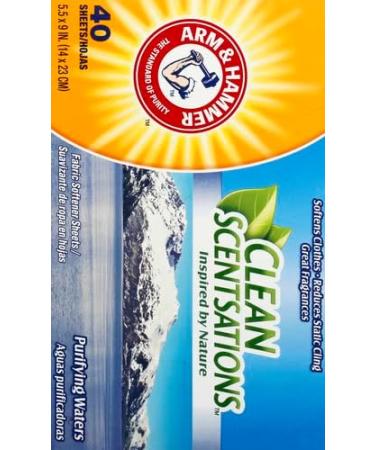 Buy ARM & HAMMER Fabric Softener Sheets - Purifying Waters 40 Sheets | International Shipping Available - Buy Online on SooperMarket.com