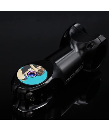 WDHHNP 1 1/8 Inch Bicycle Headset Top Cover | Aluminum Alloy Bike Stem Cover with Bolts | MTB Road Front Fork Stem Top Caps - Buy Online on SooperMarket.com