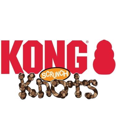 KONG Scrunch Knots Raccoon Toy - Internal Knotted Ropes, Minimal Stuffing - Small/Medium Dogs - Buy Online on SooperMarket.com