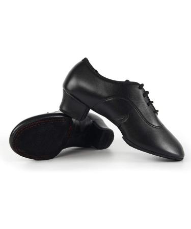 JUODVMP Men's Black Dance Shoes - Modern Latin Jazz Salsa Tango & Ballroom - Buy Online on SooperMarket.com