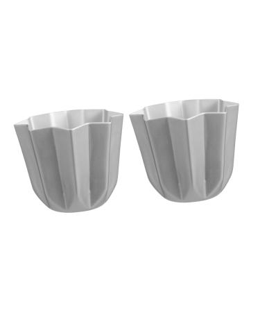 Zerodeko Tyre Lever 6 pcs Durable Aluminum Tools Gold Supply Reusable Alloy Cuake Dessert D Mini Mold Molds DIY 7.5x7.5x6.5cmx3pcs Silverx3pcs