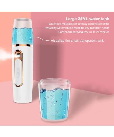 kawehiop Mist Face Sprayer 25ML Rechargeable Moisturizing Hydrating Facial Mister Beauty Portable Cooling Skin Care Atomizer Steamer Pink - Buy Online on SooperMarket.com