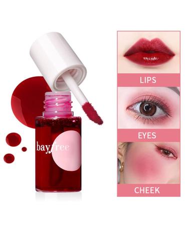 2 Colors Lip Tint Stain for Cheek & Lip | Long Lasting Glossy Korean Mini Liquid Lipstick - #01 APPLE & #03 WATERMELON - Buy Online on SooperMarket.com