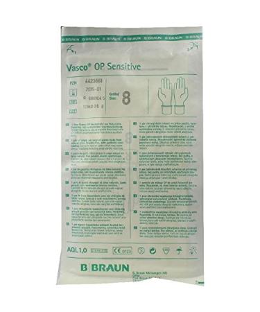 B. Braun VASCO OP Sensitive Gloves sterile powder-free size 8.0 2 pcs