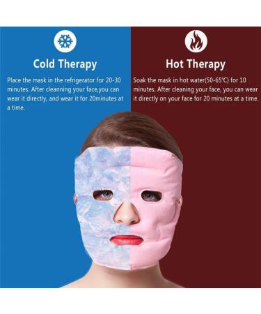 Professional Gel Bead Magnetic Stone Ice Face Cover | Elastic Gel Face Mask for Cooling & Comfort | International Shipping - Buy Online on SooperMarket.com