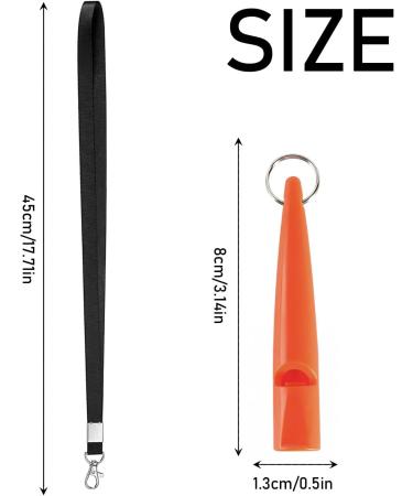 Fannas Dog Whistle Set - 2 Adjustable High-Frequency Whistles for Effective Dog Training | Loud Far-Reaching & Comes with Free Pipe Band - Blue/Orange - Buy Online on SooperMarket.com