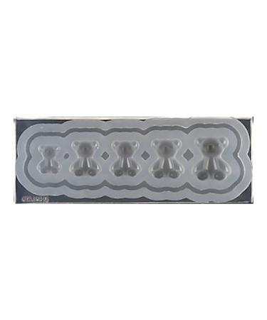 Nail Carving Mold Creative Shape High Toughness Silicone 3D Nail Art Bear Butterfly Manicure Tool for Home - 1