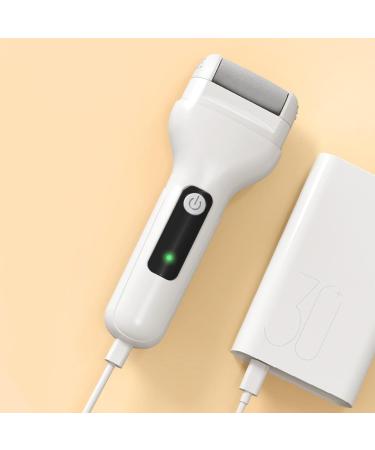 Teksome Electric Foot File - Skin-Friendly Foot Callus Remover Rechargeable Feet Scrubber Automatic Powerful Heel Scraper for Cracked Heels Feet Hard Cracked Dry - Buy Online on SooperMarket.com