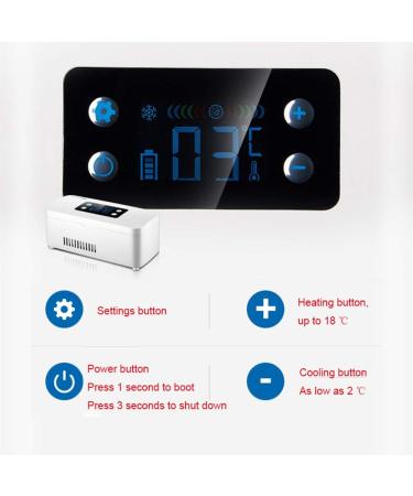 Mini Insulin Refrigerated Box - Portable Smart Home Medical Fridge with Charging Capability - Buy Online on SooperMarket.com