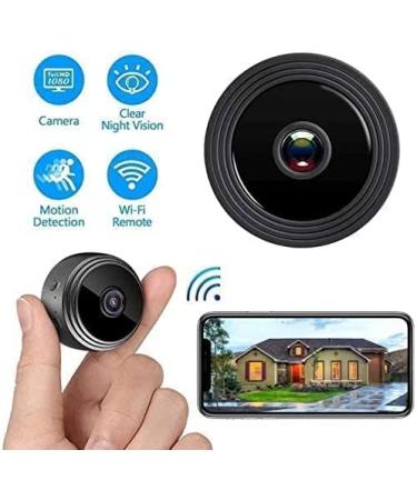 1080P Magnetic Mini WiFi Spy Camera | Hidden Nanny Cam with Motion Detection & Night Vision | Perfect for Home & Office Security - Buy Online on SooperMarket.com