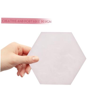 2pcs Resin Nail Display Palette - Manicure Mixing Tray for Nail Art | Colorful Nail Salon Props - Buy Online on SooperMarket.com