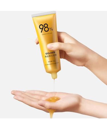 Gold Foil Peel-Off Mask | 98% Gold Anti-Aging Facial Mask for Deep Cleansing & Fine Line Reduction | Ideal for All Skin Types - Buy Online on SooperMarket.com