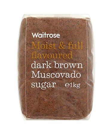 Waitrose Dark Brown Muscovado Sugar - 1kg (2.2 lbs)