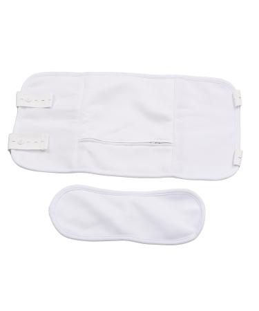 Buy Organic White Castor Oil Wrap Pack for Waist & Neck - Reusable Adjustable Promotes Relaxation & Digestion - International Shipping Available - Buy Online on SooperMarket.com