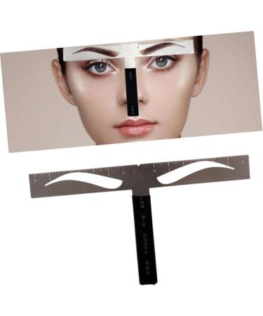 Didiseaon Brow Stencils Eyebrow Ruler Stencil Eyebrow Drawing Tool Three-point Eyebrow Ruler Eyebrow Stencil Kit Artifact Balance - Buy Online on SooperMarket.com