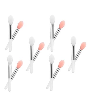 24pcs Translucent Lip Balm Lip Makeup Brush Lip Gloss Lip Tint Lip Mask Balm Applicator Lipstick Applicator Wands Silicone Brush Lip Brush Portable Lipstick Brush Lip Mask Brush