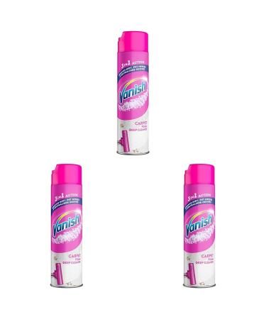 Vanish Carpet Cleaner + Upholstery Gold Power Foam Shampoo Large Area Cleaning 600 ml (Pack of 3) 1 ml (Pack of 3)