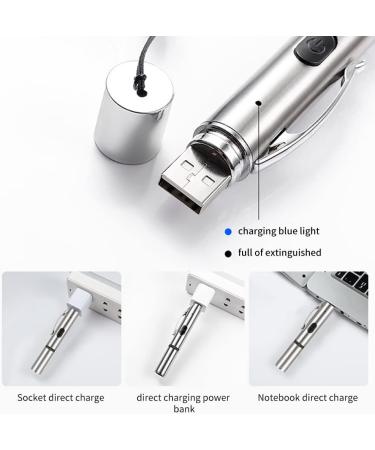 ISAKEN Cat Chaser Toys LED Light Pointer Pen USB Rechargeable Interactive Cat Toy with 5 Patterns Cats Tracker Wand Cat Red Dot Toy Training Exercise Tool for Indoor Cats Kitten - Buy Online on SooperMarket.com