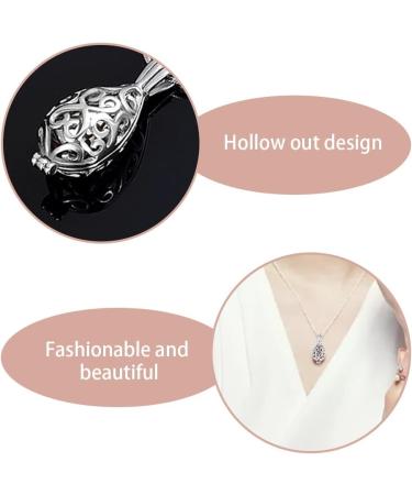 MAIXIANGGUOJI Ashes Keepsake Hollow Urn Necklace with Funnel Kit Waterdrop Ashes Cremation Jewellery for Dogs Cats Pet Ashes - Buy Online on SooperMarket.com