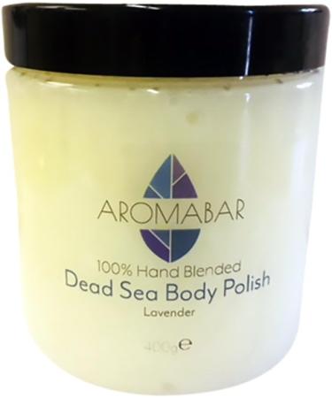 Dead Sea Salt & Coconut Oil Body Polish Scrub 400g with Lavender - Buy Online on SooperMarket.com