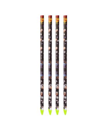 AMZLORD 4/12PCS Rhinestone Picker Pencil Set Self Adhesive Crystal Gem Pick Up Tools with Pencil Sharpener Dotting Wax Pen Nail Dotting Wax Pen Green