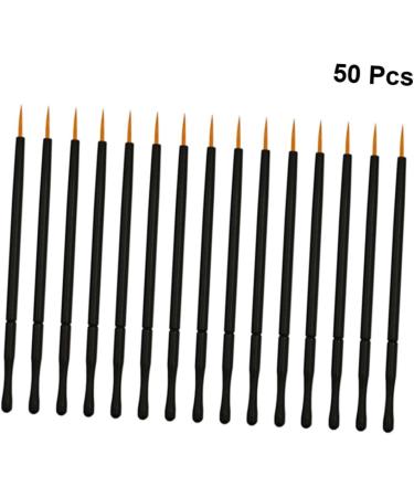 Baluue 150 Pcs Wand Applicator Eyeliner Liquid Gel Liner Eyeliner Gel Eyeliner White Liquid Eyeliner Orange - Buy Online on SooperMarket.com