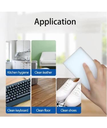 LEIFIRE Hi.Power 10 Pcs Magic Sponge Eraser Foam Cleaning Pads - Multi-Functional Melamine - Buy Online on SooperMarket.com