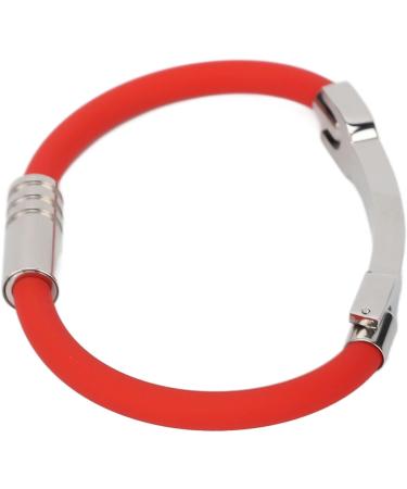 Buy Red Balance Bracelet Wristband - Silicone Negative Ion Washable for Running - International Shipping Available - Buy Online on SooperMarket.com