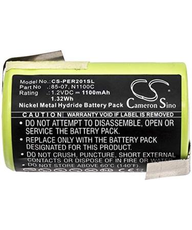 Replacement Battery for Panasonic ER201 & ER398 - 1100mAh 1.2V | Part Number: 85-07 N1100C - International Shipping Available - Buy Online on SooperMarket.com