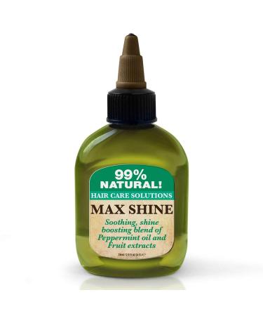 Difeel 99% Natural Therapeutic Hair Care Solutions - Max Shine 2.5 ounce