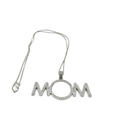 OralGos Sublimation Necklace Unique Mom Pattern Heat Transfer Clavicle Chain Jewelry for Mother's Day